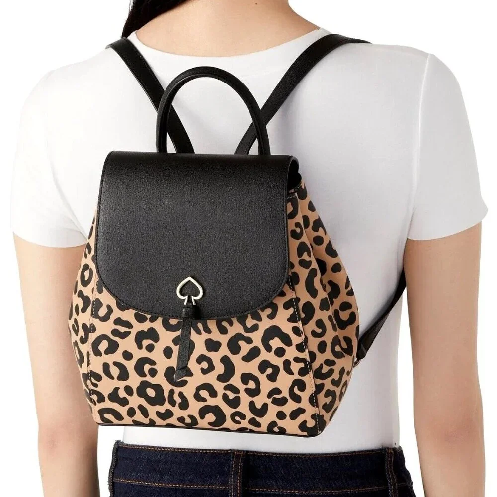 Kate Spade Adel Leopard Print Backpack